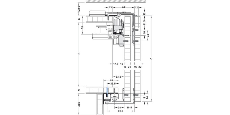 Slido F-Li42 50A FitSet 2Dr 16-22 w SC 1
