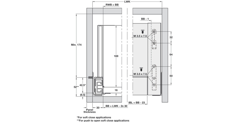 NPS Cry Cross Profile 48/450mm Slv