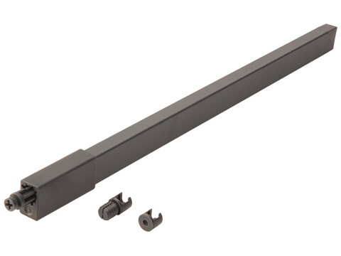 MXS Side Rect Rail 450mm AntFor drawer length 450 mm, anthracite