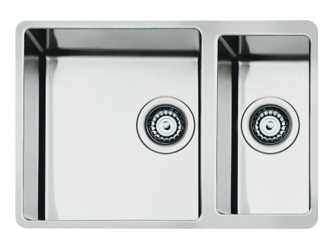 Sink, 1.75 Bowl, Stainless Steel, Smeg Mira