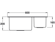 Smeg Mira VSTR4018-2 1.75B RH Sink SS