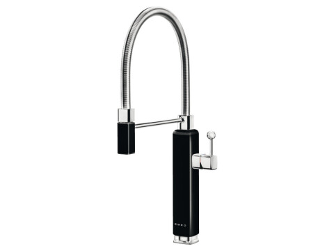 Mixer Tap, Single Lever, with Pull Out Spray, Smeg 50 s Retro Style