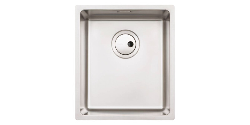 Sink, 1.0 Bowl, Stainless Steel, Abode Matrix R15