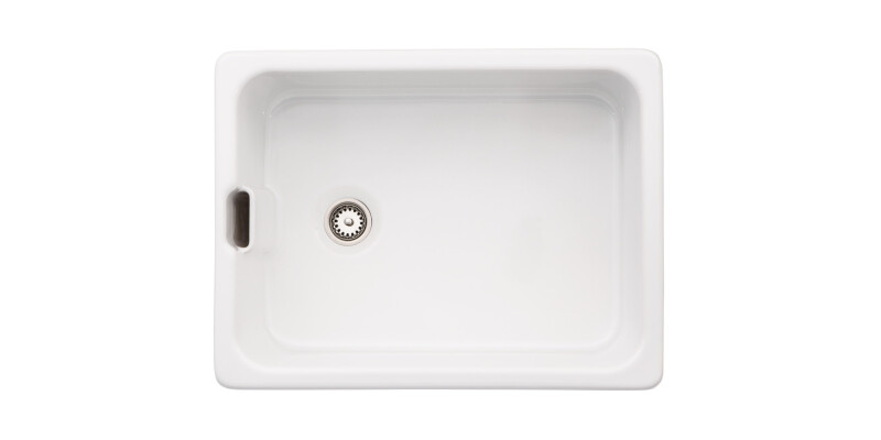 Sink, 1.0 Bowl, Ceramic, Abode Sandon