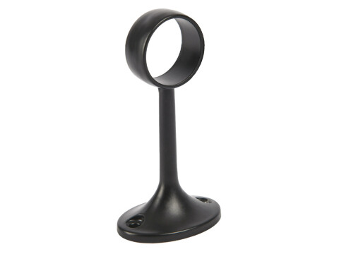 Rail Centre Support, for use with Round Wardrobe Rails, Zinc Alloy