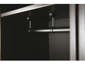 W/Robe Centre Support D25mm ZA M.Blk