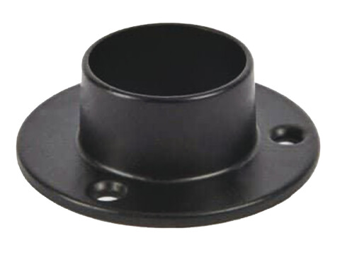 Rail Socket, for use with &Oslash; 25 mm Wardrobe Rails, Zinc Alloy