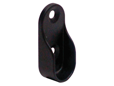 Rail Socket, for use with Oval Wardrobe Rails, Zinc Alloy