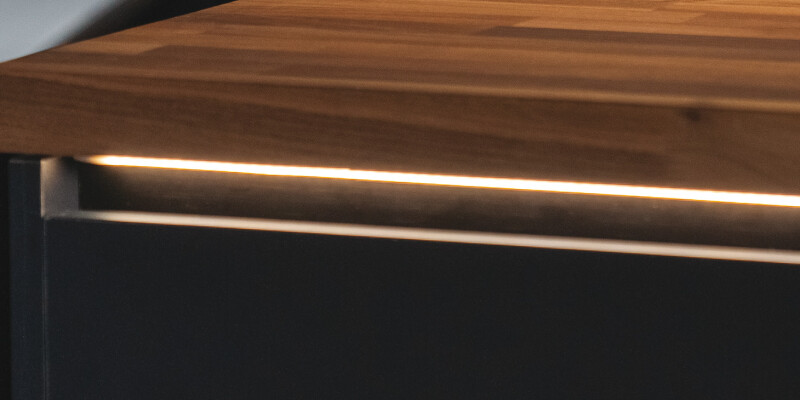 Gola Profile, Length 1200 mm, Plastic, for Flex System