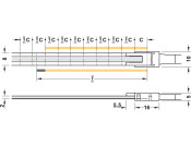 Loox5 LED2104 8mm COB 5M 12V/9.6W 4000K