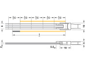 Loox5 LED3104 8mm COB 5M 24V/9.6W 2700K