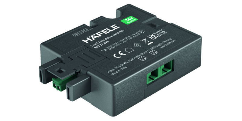 Distributor 24 V, 2-Way, with Switching Function for 1 Switch, Loox5