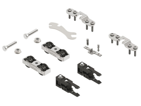 Additional Accessories Set, for Hafele Optimo Pocket Door System with FD 30 Opti