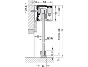 Slido D-Li12 120F FitSet 1Dr w SC Gls