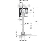 Slido D-Li12 120F FitSet 1Dr w SC Gls