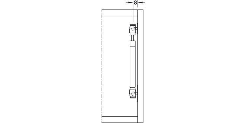 Gas Filled Piston Rods 90-110D SNP 100N