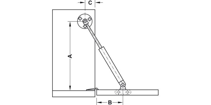 Gas Filled Piston Rods 90-110D SNP 100N