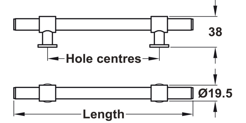 Harlington Pull Hdl St Sat Brs 160mm cc