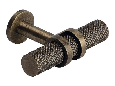 Double Ringed T Knob, Iron, &Oslash;18 mm, Barchester