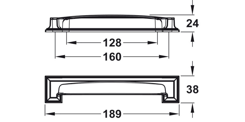 Palladium Cup Hdl ZA Gld Chpg 160mm cc