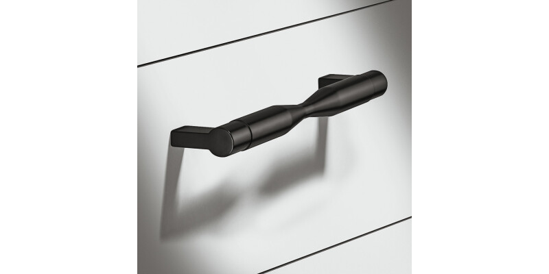 Omnia Pull Hdl ZA Brush Brass 160mm cc