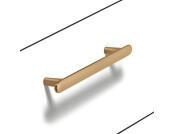 Pebble Pull Hdl ZA Bru Gld Col 160mm cc
