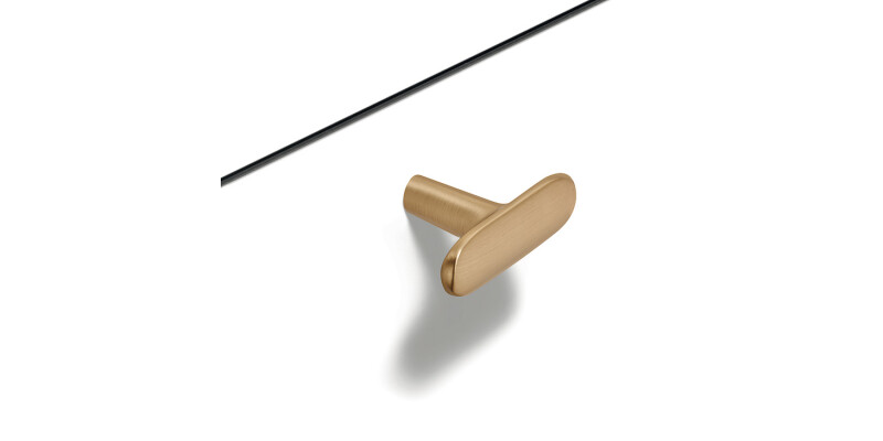 Pebble Knob ZA Matt Blk 46x31mm