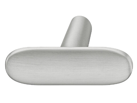 Knob, H&auml;fele Design, Zinc Alloy, &Oslash; 46 mm, Pebble