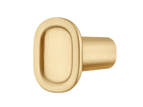 Knob, Zinc Alloy, H&auml;fele Design, 24 x 19 mm, Concavo
