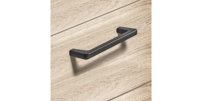 Conica Pull Hdl ZA Graphite Col 160mm cc