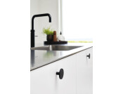 Plato Knob Ocean Pl Blk D42x24mm
