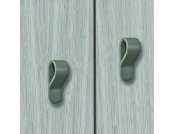 Belt Loop Knob ZA Matt Blk 22x63mm