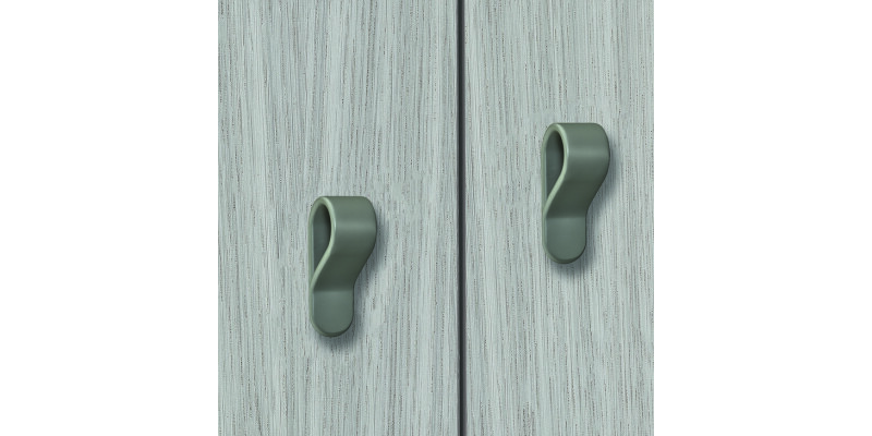 Belt Loop Knob ZA Forest Grn 22x63mm