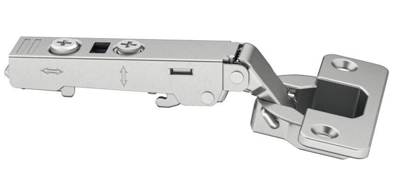 Concealed Cup Hinge and Inline Mounting Plate Set, 110deg Standard, for 14 - 22 mm