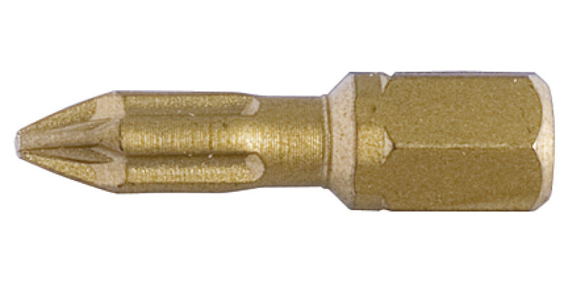 Driver Bit, Torsion, Short, Pozi, 1/4