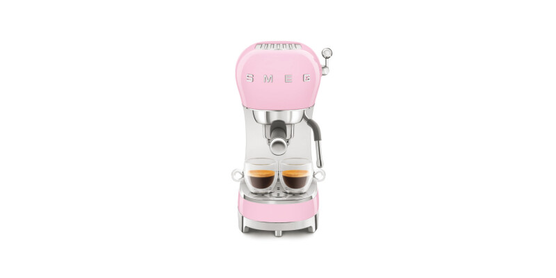 Smeg ECF02PKUK Esp Coffee Mch Pink