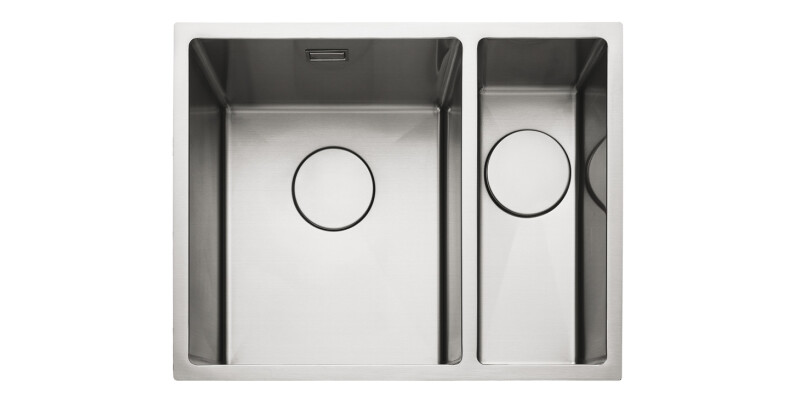 Sink, 1.5 Bowl, Stainless Steel, Rangemaster Kube