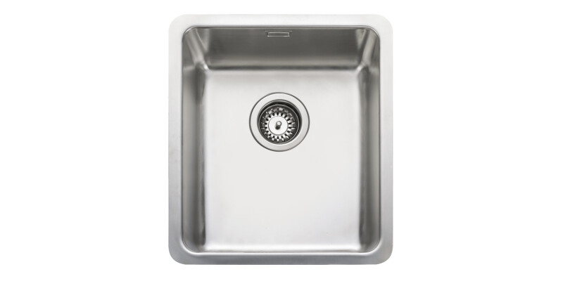 Sink, 1.0 Bowl, Stainless Steel, Rangemaster Quad