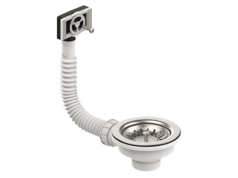 Single Waste and Overflow Set, Leisure WAST09