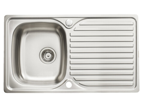 Sink, 1.0 Bowl, Stainless Steel, H&auml;fele Irah
