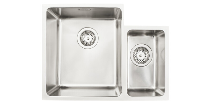 Sink, 1.5 Bowl, Stainless Steel, H&auml;fele Murano