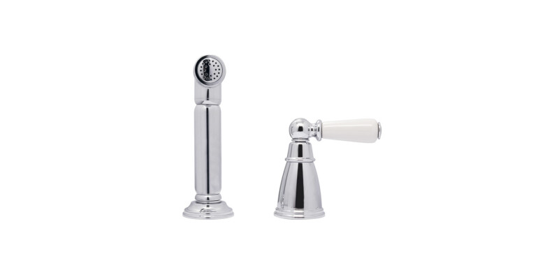 Independent Pull Out Spray, with Porcelain Lever Handle, Bidbury & Co. Taynton