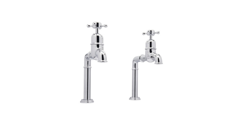 Bibcock Taps, with Crosshead Handles, Bidbury & Co. Caswell