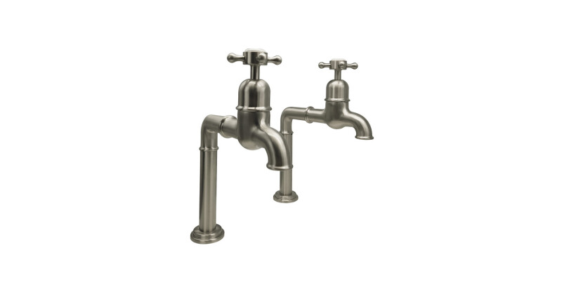 Bibcock Taps, with Crosshead Handles, Bidbury & Co. Caswell