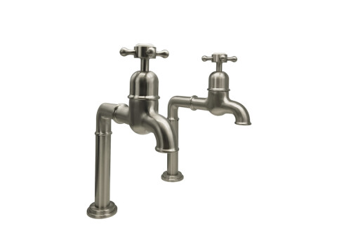 Bibcock Taps, with Crosshead Handles, Bidbury & Co. Caswell