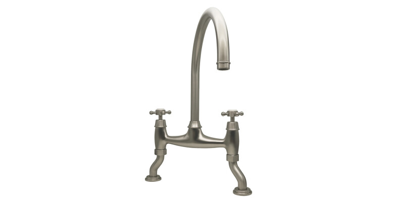 Traditional Bridge Tap, with Crosshead Handles, Bridge C-spout, Bidbury & Co. Sh