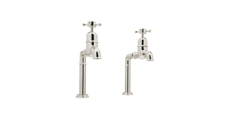 Bibcock Taps, with Crosshead Handles, Bidbury & Co. Caswell