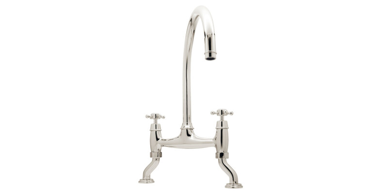 Traditional Bridge Tap, with Crosshead Handles, Bridge C-spout, Bidbury & Co. Sh