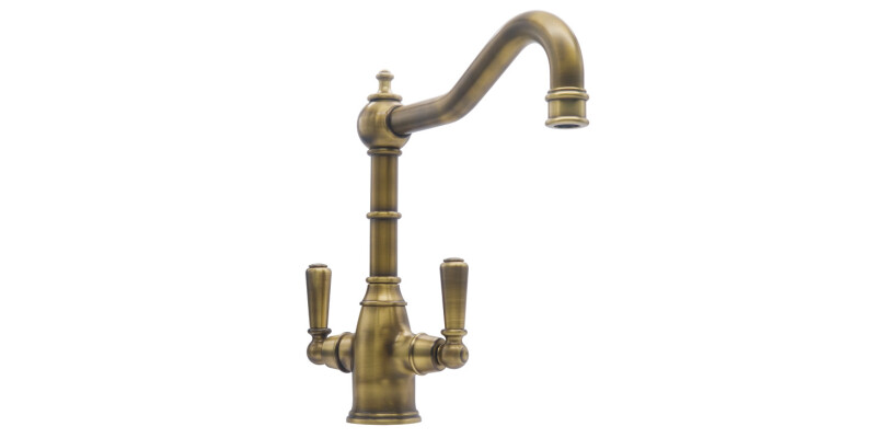 Mixer Tap, Dual Lever, Country Style Spout, Bidbury & Co. Bickton