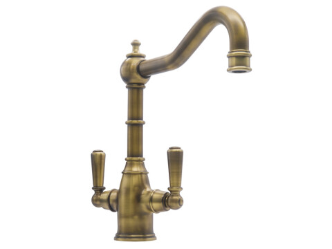 Mixer Tap, Dual Lever, Country Style Spout, Bidbury & Co. Bickton